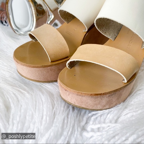 COPY - Chinese laundry nude contrast color platform double strap slide open toe… - Picture 7 of 16